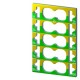 6ES7193-6CP71-2AA0 SIEMENS SIMATIC ET 200SP, 10 color-coded labels Color code CC71, for 10 AUX terminals, fo..