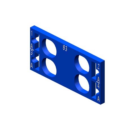 6ES7193-6CP83-2AB0 SIEMENS SIMATIC ET 200SP, 10 targhette identificative a colori codice colore CC83, per 4 ..