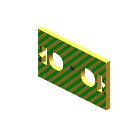 6ES7193-6CP84-2AC0 SIEMENS SIMATIC ET 200SP, 10 targhette identificative a colori codice colore CC84, per 2 ..