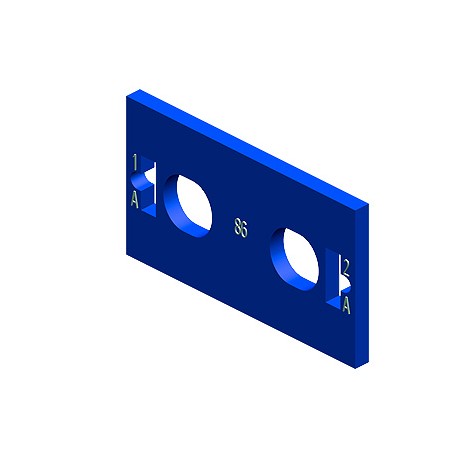 6ES7193-6CP86-2AC0 SIEMENS SIMATIC ET 200SP, 10 targhette identificative a colori codice colore CC86, per 2 ..