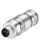 6ES7194-2AB00-0AA0 SIEMENS M8 connector for ET connection, 4-pole, shielded