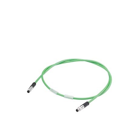 6ES7194-2LH02-0AA0 SIEMENS bus cable for ET connection M8, assembled on both ends with 2x M8 connectors, 4-p..