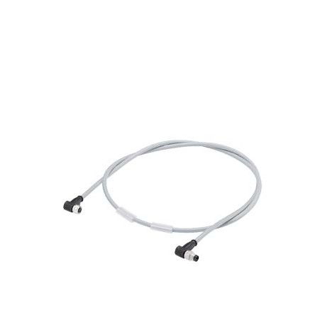 6ES7194-2LN10-1AB0 SIEMENS Power cable M8, both ends assembled with M8 connector angled and M8 socket angled..