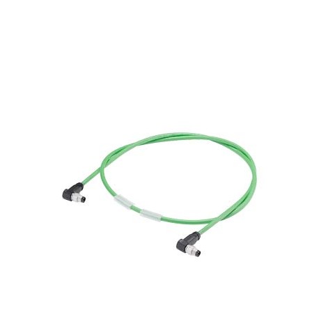 6ES7194-2MH03-0AB0 SIEMENS bus cable for ET connection M8, PUR cable assembled on both ends with 2x M8 conne..