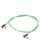 6ES7194-2MH50-0AB0 SIEMENS bus cable for ET connection M8, PUR cable assembled on both ends with 2x M8 conne..