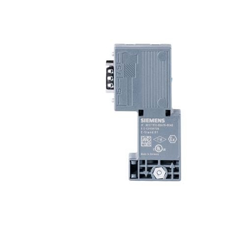 6ES7972-0BA70-0XA0 SIEMENS SIMATIC DP, conector de conexión para PROFIBUS hasta 12 Mbits/s Salida de cable a..