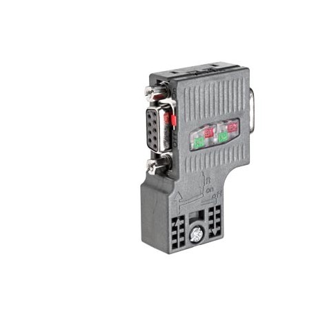 6ES7972-0BB52-0XA0 SIEMENS SIMATIC DP, conector de conexión para PROFIBUS hasta 12 Mbits/s Salida de cable a..