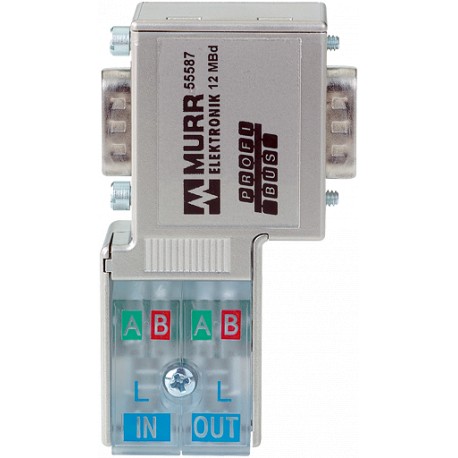 55586 MURRELEKTRONIK Connecteur Profibus (Sub-D) 90° avec PG