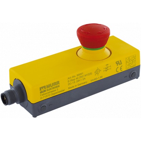 69001 MURRELEKTRONIK Emergency stop con 2 aperture positive