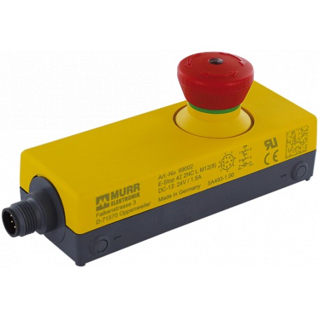 69002 MURRELEKTRONIK Not-Aus/Not-Halt-Taste mit 2 zwangsöffnenden