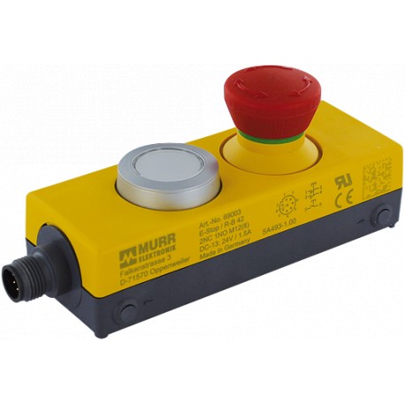 69003 MURRELEKTRONIK Bouton d'arrêt d'urgence avec deux contacts NF