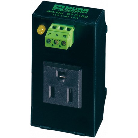 676152 MURRELEKTRONIK MSVD prise de courant d'armoire de commande encliquetable sur rail DIN