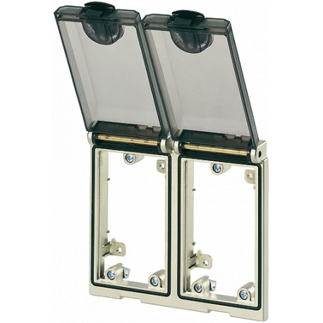 4000-68223-0000000 MURRELEKTRONIK MSDD Cadre double métal argent Couvercle transp.