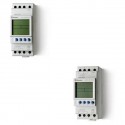 Series 12 - Mechanical or Electronic digital time switches 16 A. - FINDER
