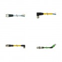 Connectors with cable