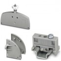 End bracket for terminal block