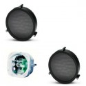 Monitored LED indicator luminaire