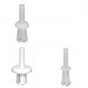 Expansion rivet for slotted cable trunking system