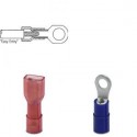 Solderless copper terminals for copper conductors