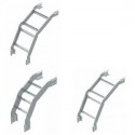 Codo para escalera de cable