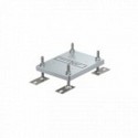 Height adjustment ring/-frame for underfloor install. duct