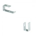 Cable clip for fire-resistant duct